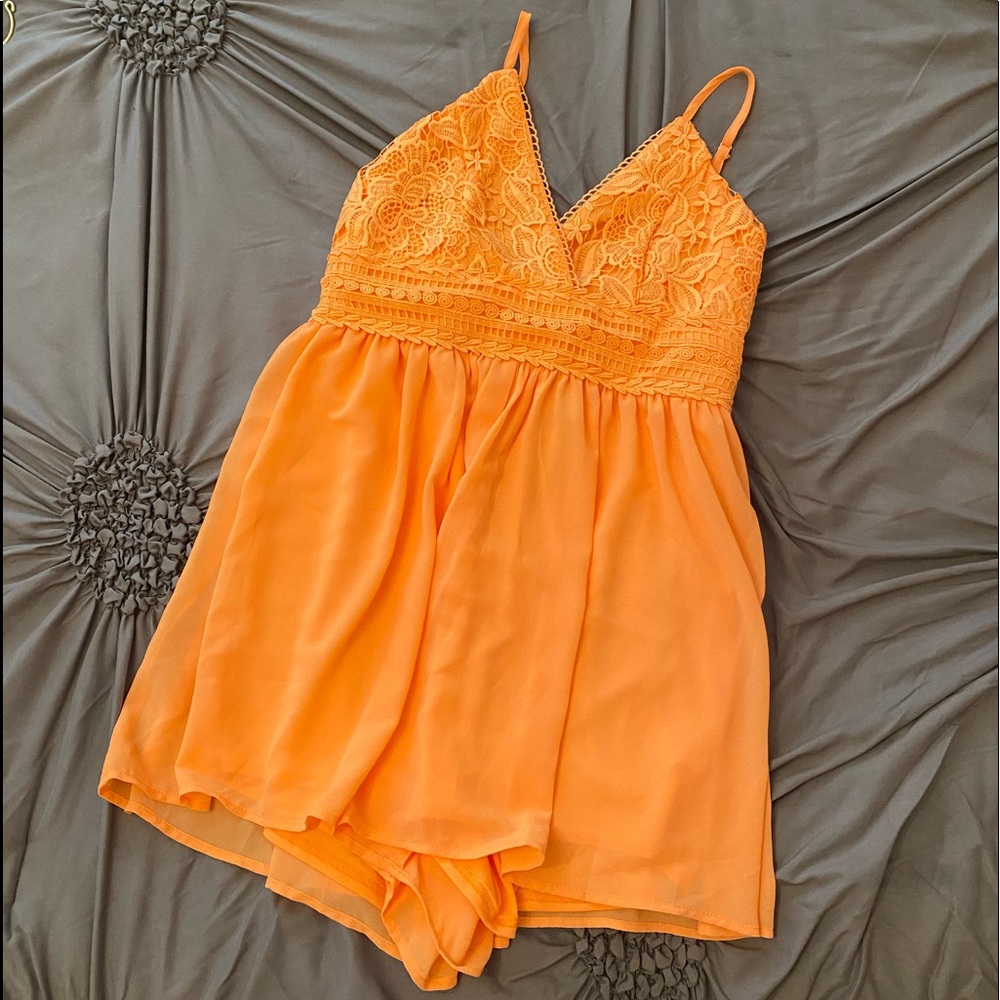 Orange romper